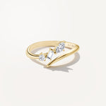 LUMEO Open Ring in 18k Solid Yellow Gold
