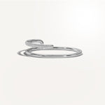 LUMEO Half Pave Bracelet in Platinum or White Gold 