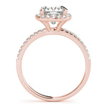 LUMEO Cushion Halo Engagement Ring 