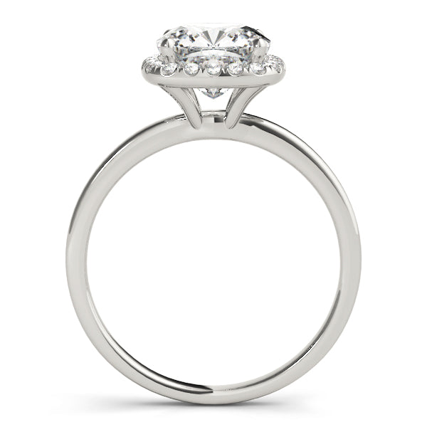 LUMEO Cushion Halo Engagement Ring 