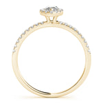 LUMEO Marquise Halo Engagement Ring 