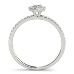 LUMEO Marquise Halo Engagement Ring 