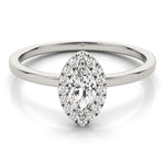 LUMEO Marquise Halo Engagement Ring 