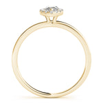 LUMEO Marquise Halo Engagement Ring 