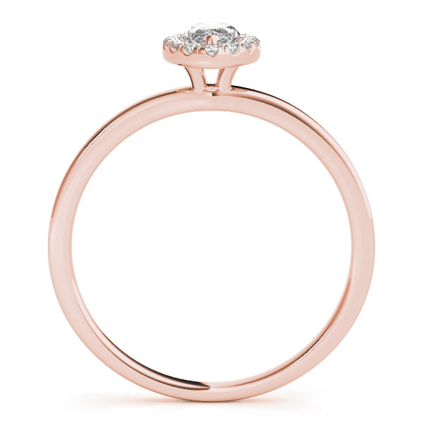 LUMEO Marquise Halo Engagement Ring 