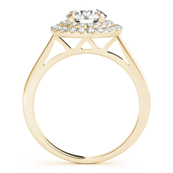 LUMEO Round Double Halo Engagement Ring
