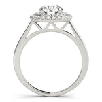 LUMEO Round Double Halo Engagement Ring
