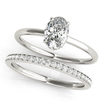 LUMEO Oval Solitaire Engagement Ring

