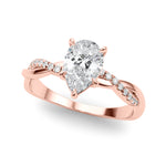 LUMEO Round Double Halo Engagement Ring
