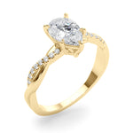 LUMEO Round Double Halo Engagement Ring
