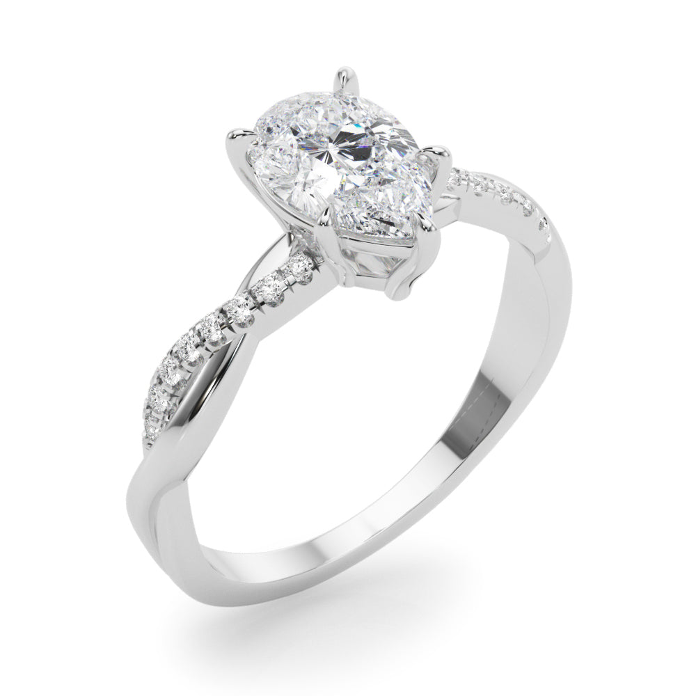 LUMEO Round Double Halo Engagement Ring
