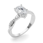 LUMEO Round Double Halo Engagement Ring
