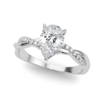 LUMEO Round Double Halo Engagement Ring
