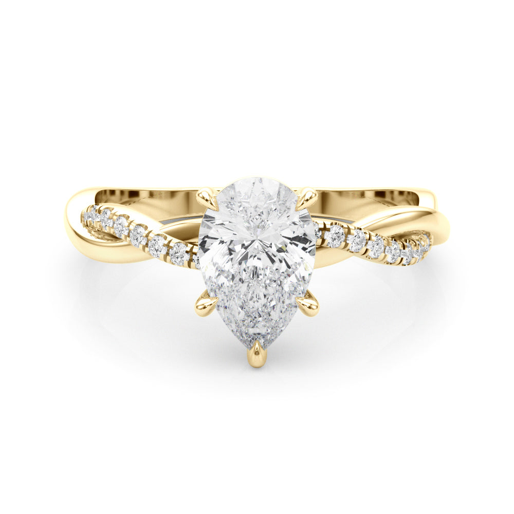 LUMEO Round Double Halo Engagement Ring
