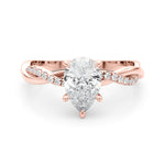 LUMEO Round Double Halo Engagement Ring
