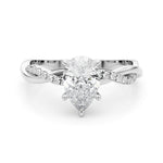 LUMEO Round Double Halo Engagement Ring
