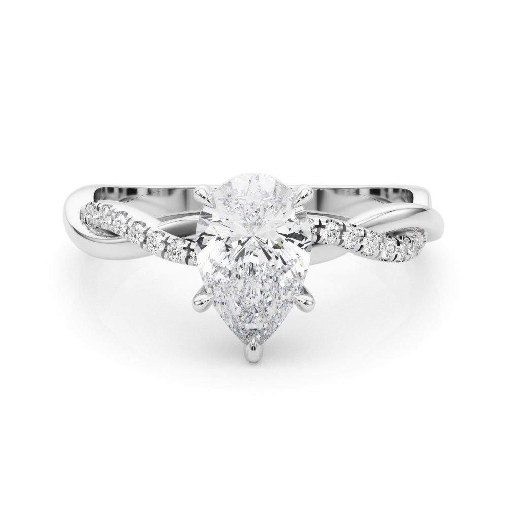 LUMEO Round Double Halo Engagement Ring
