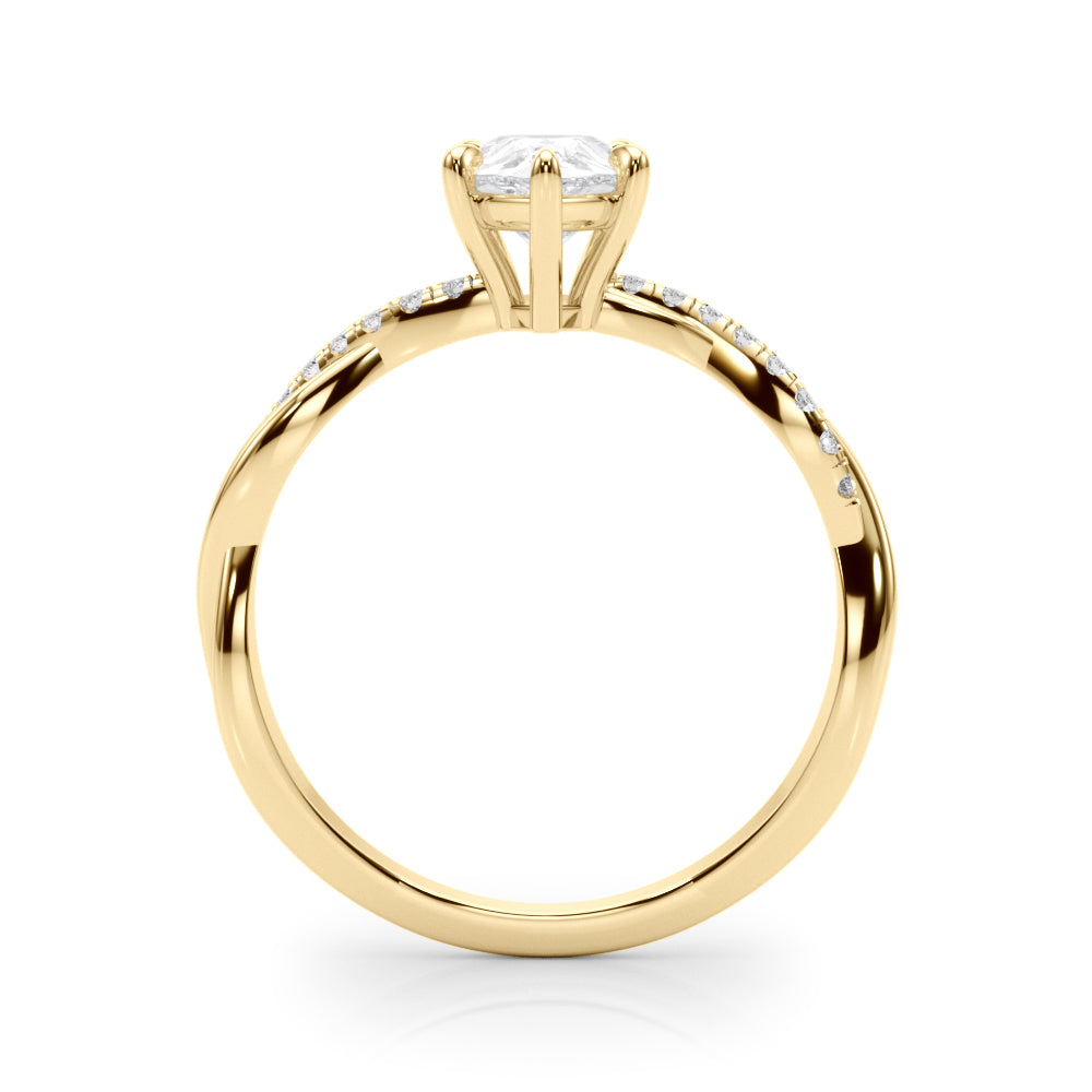 LUMEO Round Double Halo Engagement Ring
