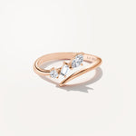 LUMEO Open Band Ring in 18k Solid Rose Gold 