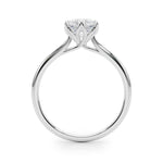 LUMEO Tulip Round Solitaire Engagement Ring 