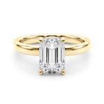 LUMEO Oval Hidden Halo Diamond Engagement Ring in Platinum in 18k Solid Yellow Gold 