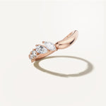 LUMEO Lissa Flow Diamond Band in 18k Solid Rose Gold 