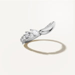 LUMEO Lissa Flow Diamond Band in Platinum or White Gold 