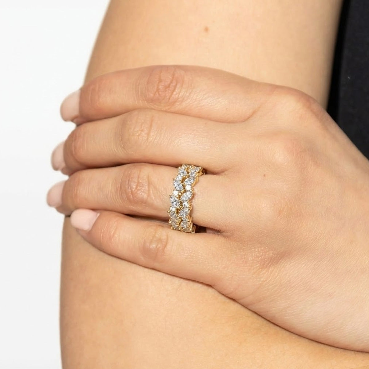 The Priscilla Double Diamond Band