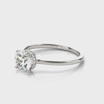 LUMEO Round Hidden Halo Diamond Engagement Ring Video