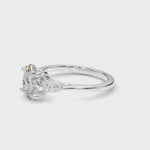 LUMEO Oval Three Stone Diamond Engagement Ring Video