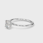 LUMEO Round Hidden Halo Diamond Engagement Ring Video