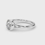 LUMEO Round Bezel Diamond Engagement Ring Video