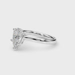 LUMEO Pear Solitaire Diamond Engagement Ring Video