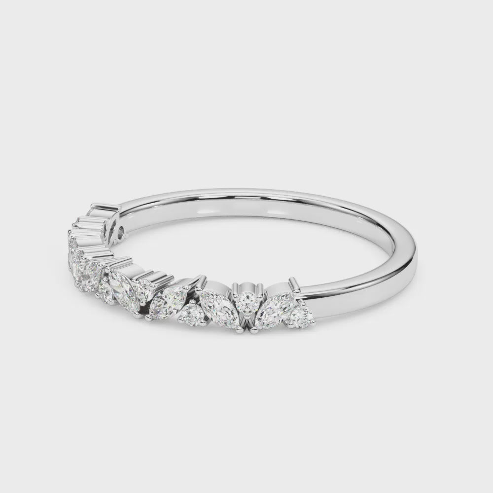 LUMEO Priscilla Ring 360 video in Platinum or White Gold #platinum