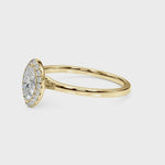 LUMEO Marquise Halo Engagement Ring
