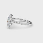 LUMEO Marquise Hidden Halo Diamond Engagement Ring Video