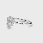LUMEO Pear Hidden Halo Diamond Engagement Ring Video