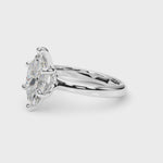 LUMEO Marquise Solitaire Diamond Engagement Ring Video