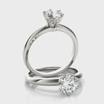 LUMEO Round Solitaire Diamond Engagement Ring Video