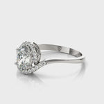 LUMEO Oval Halo Diamond Engagement Ring Video