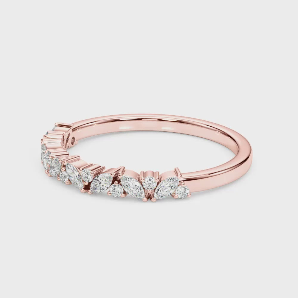 LUMEO Priscilla Ring 360 video in 18k Solid Rose Gold #18k-solid-rose-gold