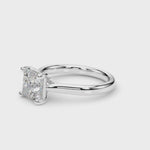 LUMEO Princess Solitaire Diamond Engagement Ring Video