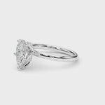LUMEO Pear Hidden Halo Diamond Engagement Ring Video