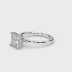 LUMEO Princess Solitaire Diamond Engagement Ring Video