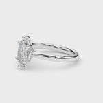 LUMEO Marquise Solitaire Diamond Engagement Ring Video