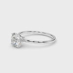 LUMEO Round Solitaire Diamond Engagement Ring Video
