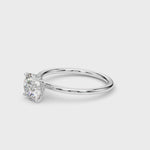 LUMEO Round Hidden Halo Diamond Engagement Ring Video