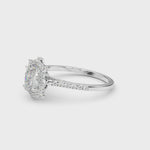 LUMEO Oval Halo Diamond Engagement Ring Video