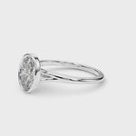 LUMEO Oval Bezel Diamond Engagement Ring Video