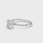 LUMEO Round Hidden Halo Diamond Engagement Ring Video
